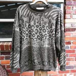 Vintage 80s Jungle Sweater